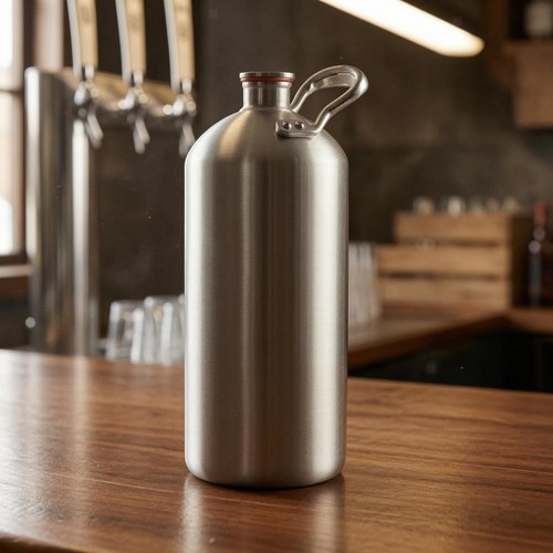 Large stainless steel jug - large,