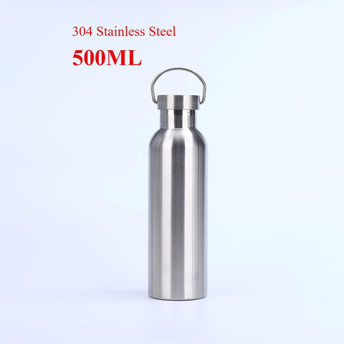Stainless steel water bottle - stainless,