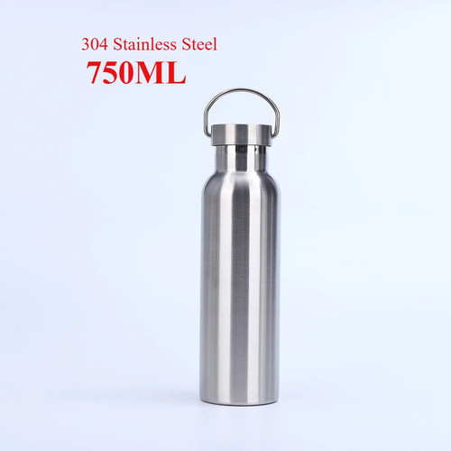 Stainless steel water bottle - steel,