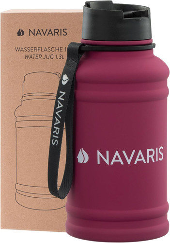 Stainless steel water bottle - steel,