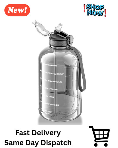 Big water bottle - water, liter