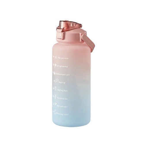 Litre water bottle with - bottle, time